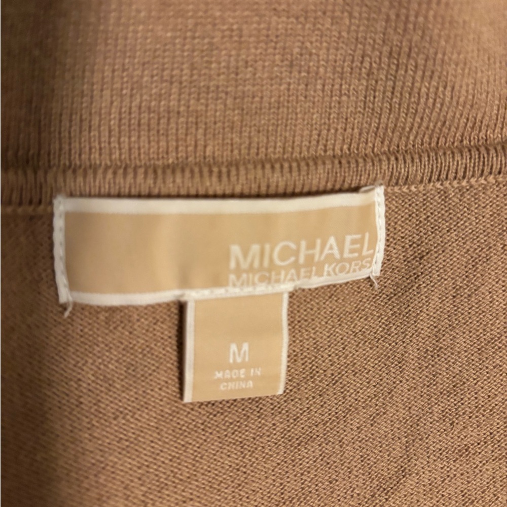 Michael Kors Cream Cowl & Turtlenecks Sweater - Picture 3 of 4